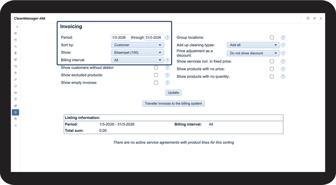 Customer without debtor 2.1