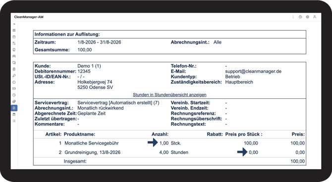 In festen Preisen enthaltene Artikel anzeigen 9