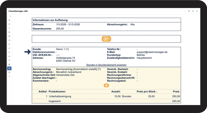 Kunden ohne debitor 2.4