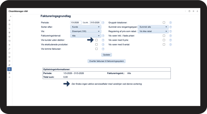Kunder uden debitor 2.6