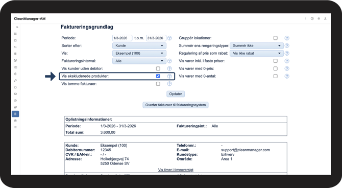 Vis ekskluderede produkter 2.2