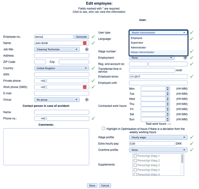 flere admin EN